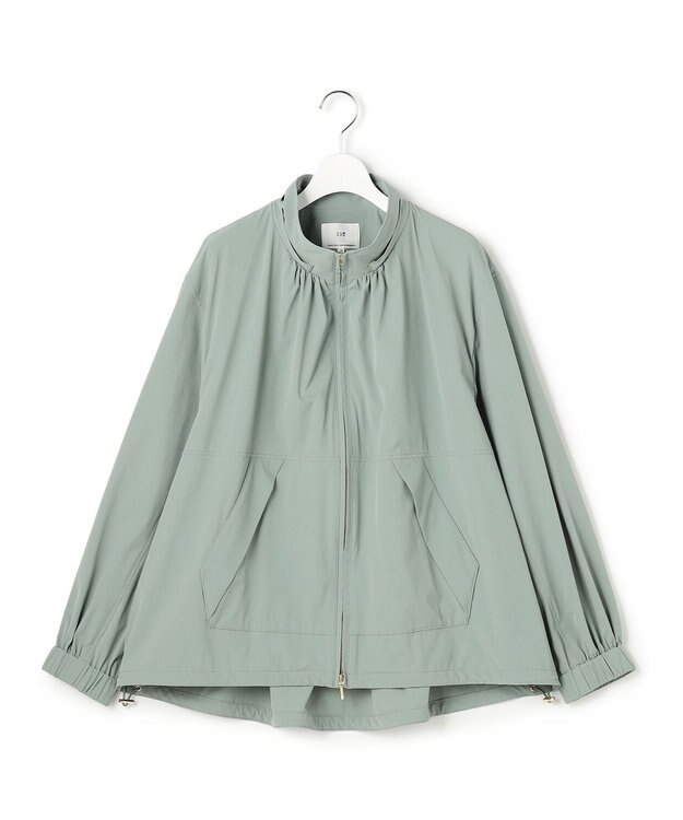 23区 【先行予約】2WAY ストレッチタフタ ボリュームスリーブブルゾン カーキ系