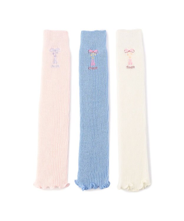 Chacott キッズ レッグウォーマー ベビーピンク