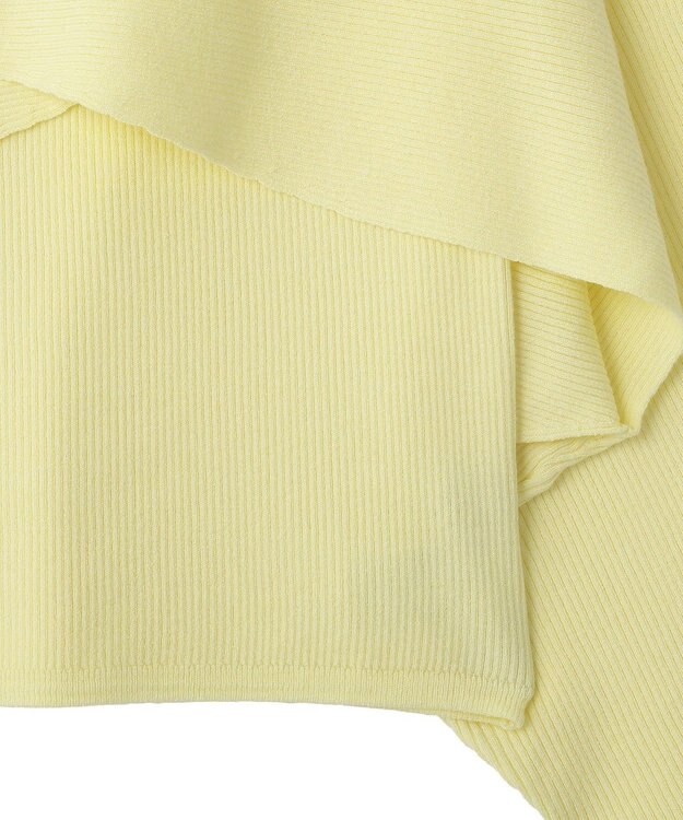 earth music&ecology 【2WAY】SET2点クロスニット＋キャミソール Yellow