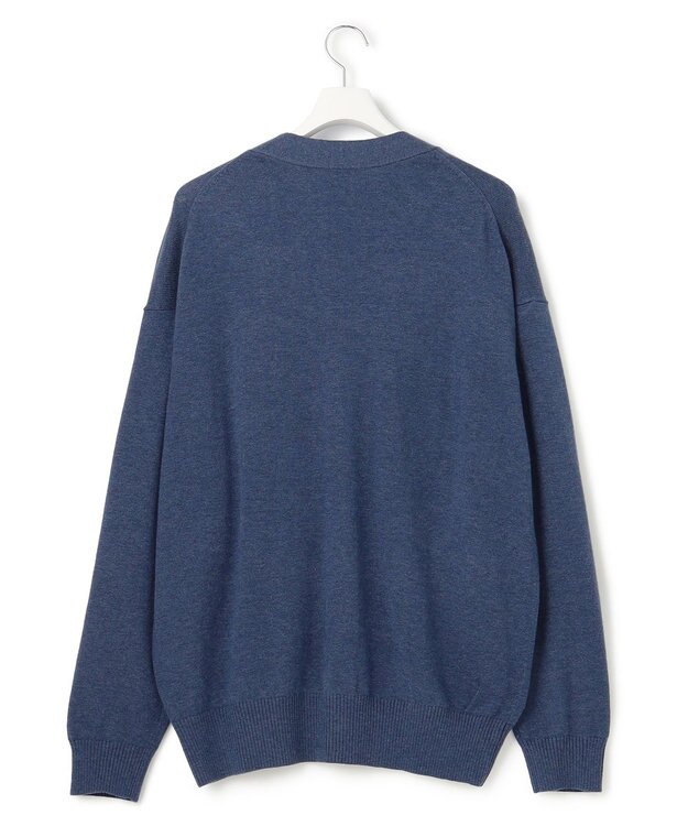 J.PRESS YORK STREET 【UNISEX】ANTI PILLING WOOL ニットカーディガン ダルブルー系