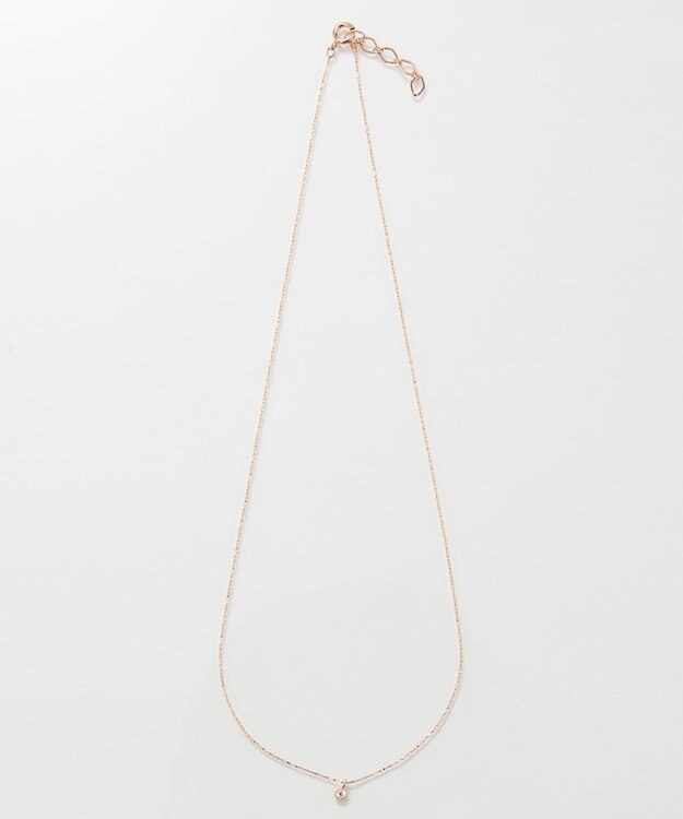 Phoebe 【金属アレルギー対応】シャイニーフチミルネックレス　シャンパンゴールド シャンパンゴールド