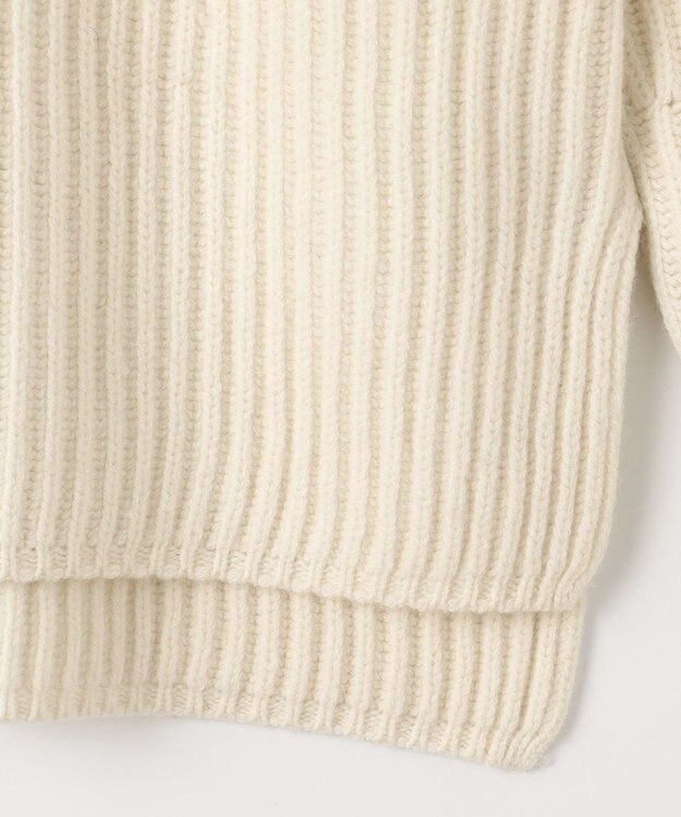 JOSEPH 【FOUNDATIONS】【AW23】カーディガンステッチ　ハイネックニット Ivory