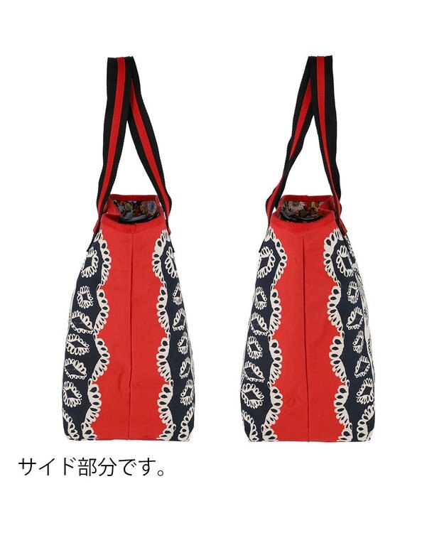 tsumori chisato CARRY ダイヤモンドフラワー トートバッグ リバーシブル 花柄 ブラック