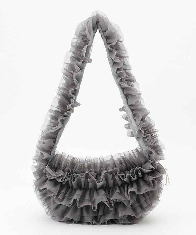 LA BAGAGERIE 【MONICA】シアーチュールドロストバッグ グレー