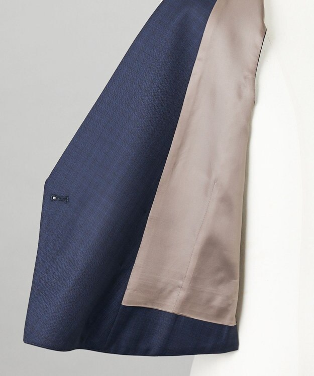 GOTAIRIKU WEB&一部店舗限定【DORMEUIL/ドーメル】IMPERIALJADE/インペリアルジェイド 通年 3ピーススーツ（ネイビー×格子） ネイビー系8
