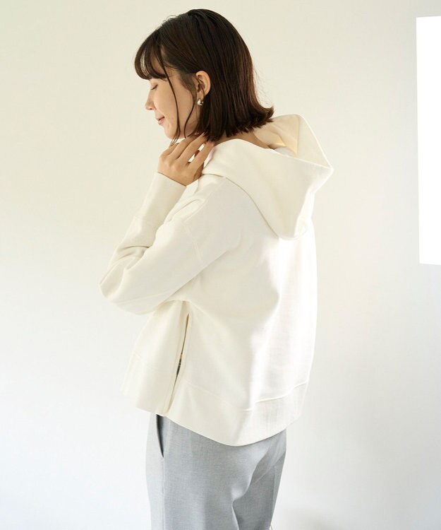 UNFILO 裏起毛スウェット フーディー オフ