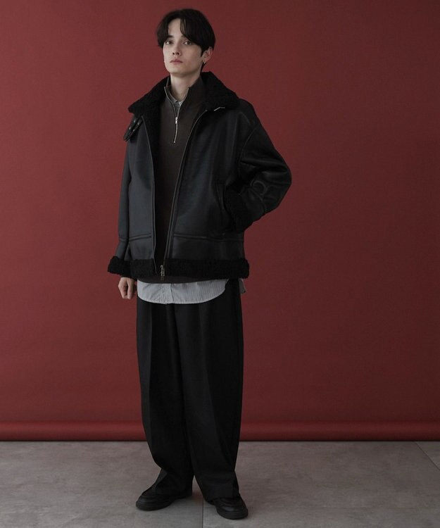 WEGO 【ユニセックス着用ITEM】B－3ジャケット ブラック