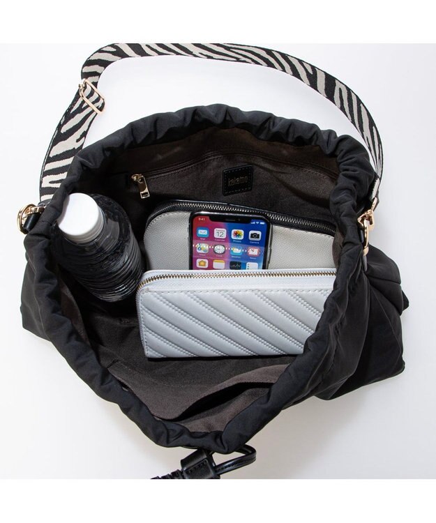 UNBILLION カカトゥ kakatoo / ドロストショルダーバッグ ブラック