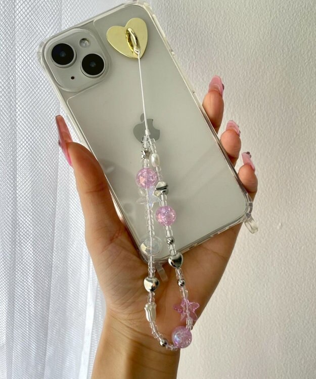 WEGO ビーズストラップキーホルダーG 柄4