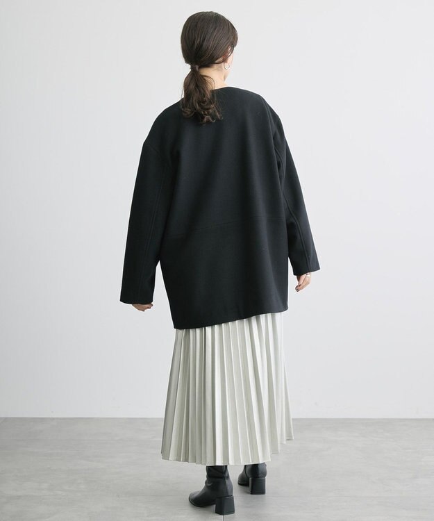 AMERICAN HOLIC リサイクル中空糸ノーカラーコート Black