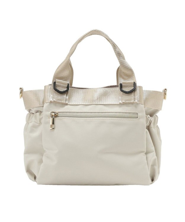 Green Parks ａｎｄｍｉｋｋａ．２ＷＡＹベルトトートバッグ Light Beige