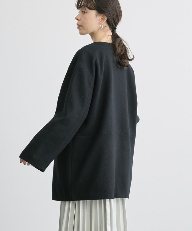 AMERICAN HOLIC リサイクル中空糸ノーカラーコート Black