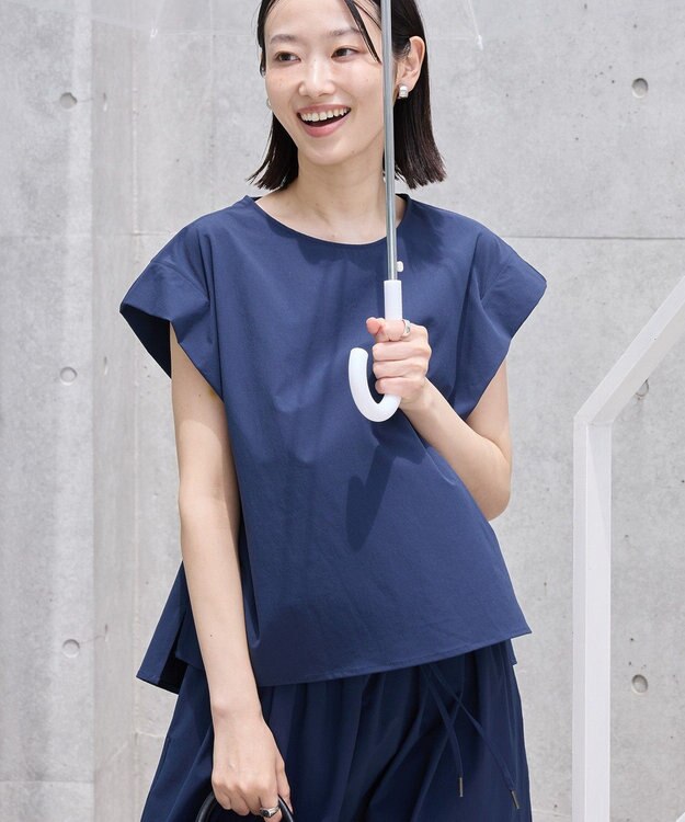 AMERICAN HOLIC 【多機能】タックトップス＋ギャザースカート Navy