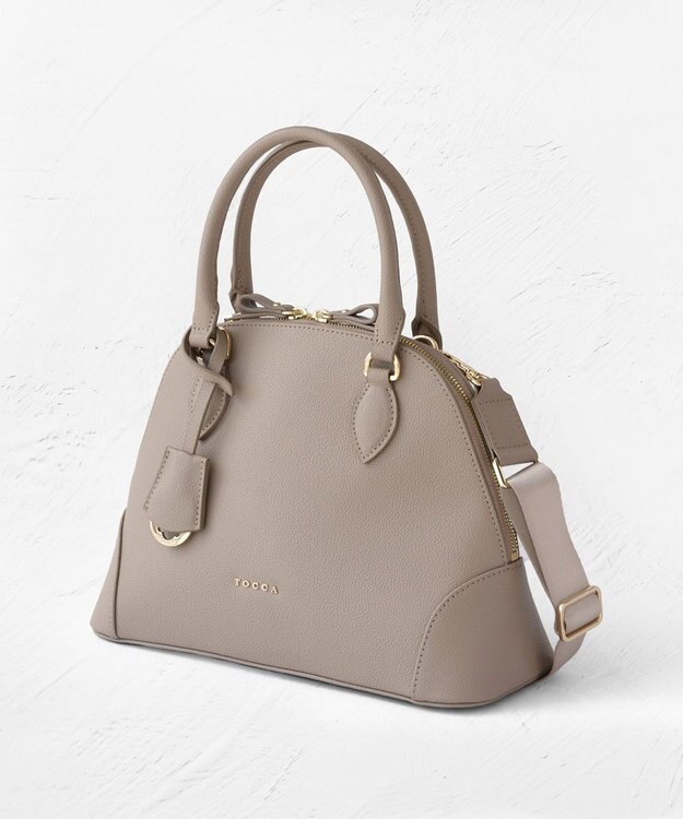 TOCCA 【大人百花掲載】AETERUNUM LEATHER BAG バッグ グレージュ系