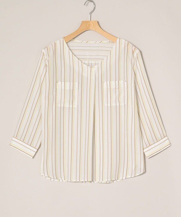 ONWARD Reuse Park 【any SiS】ブラウス春夏 ブラウン