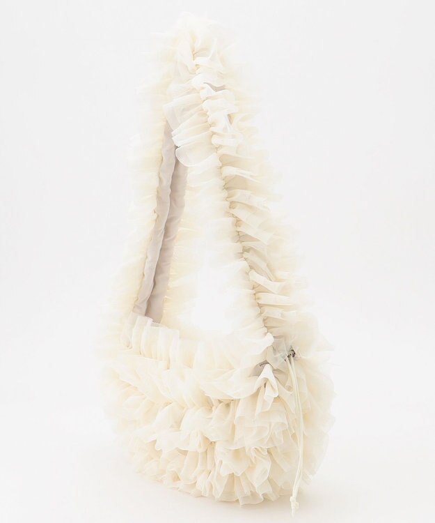 LA BAGAGERIE 【MONICA】シアーチュールドロストバッグ ホワイト