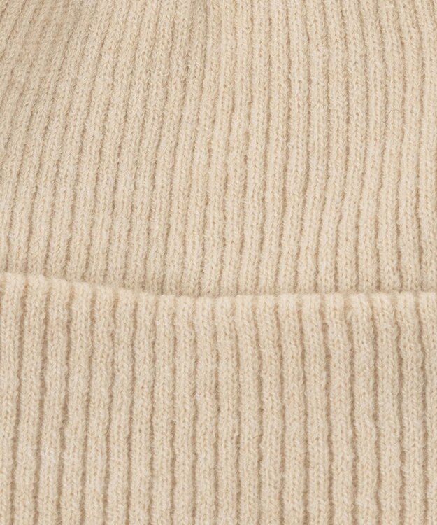 MOONBAT 【洗える】伸縮性に優れたストレスフリー ニット帽 ゆったり ベージュ