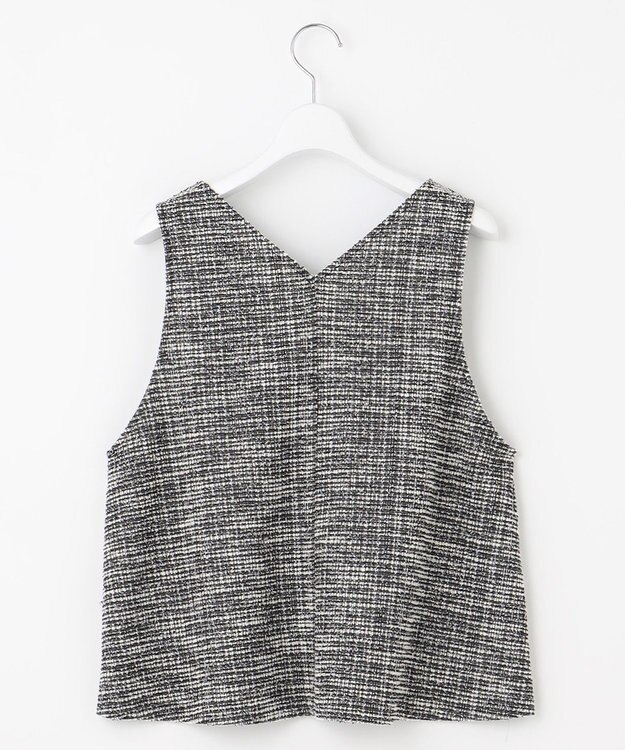 J.PRESS LADIES S ラメツイード ビスチェ ブラック系5