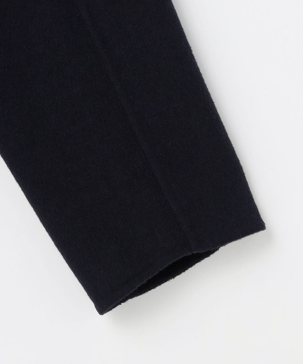 組曲 S ダブルブレストリバー コート ネイビー系