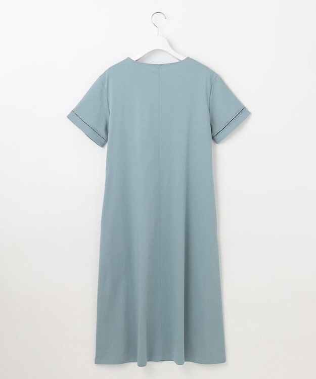 J.PRESS LADIES L 【WEB限定カラーあり・洗える・接触冷感】コットンスムース ワンピース 【WEB限定】シーグリーン系