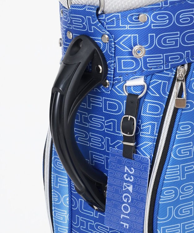 23区GOLF 【UNISEX】オリジナル変形ロゴ キャディバッグ スカイブルー系5