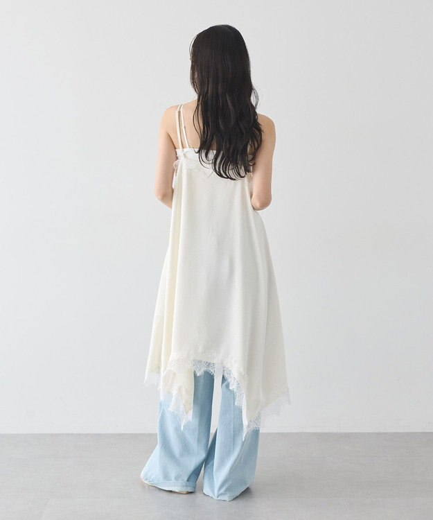 earth music&ecology レースキャミワンピース Off White
