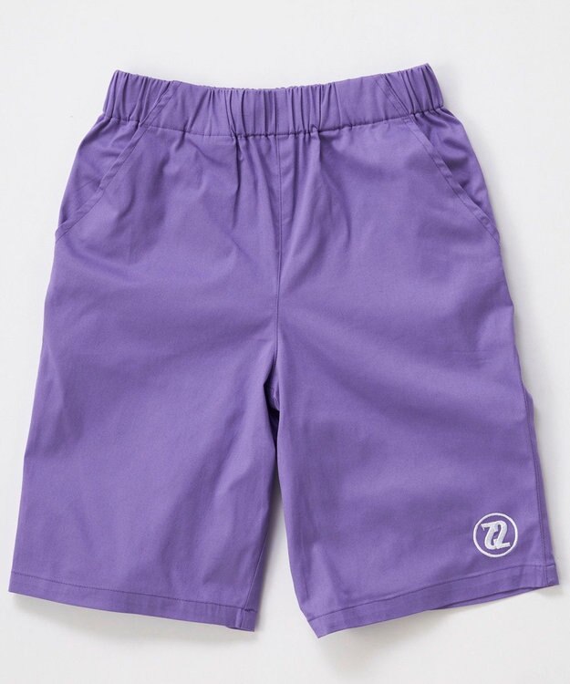 OP／FILA 【SEVEN2】バックブリント ロゴデザインハーフパンツ パープル