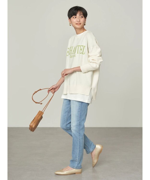 AMERICAN HOLIC ロゴニットプルオーバー Ivory