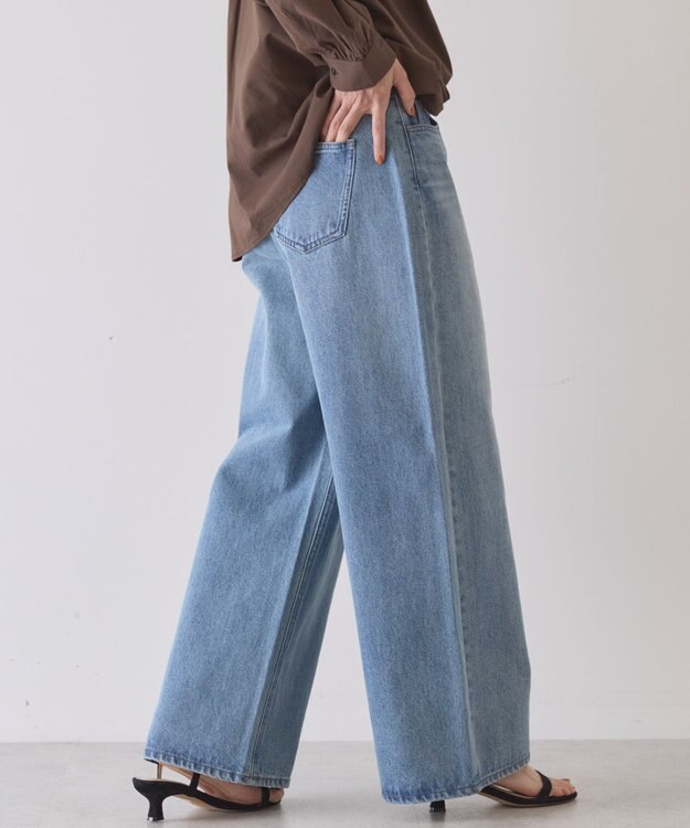 AMERICAN HOLIC ワイドデニムパンツ Light Indigo