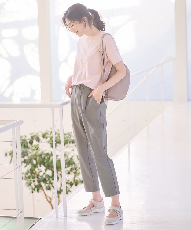 ANY 【11色展開/UVケア/接触冷感】プレミアムベーシック半袖Ｔシャツ ピンク