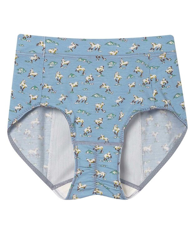 une nana cool ナイト用サニタリーショーツ MADE WITH LIBERTY FABRIC グレイッシュブルー