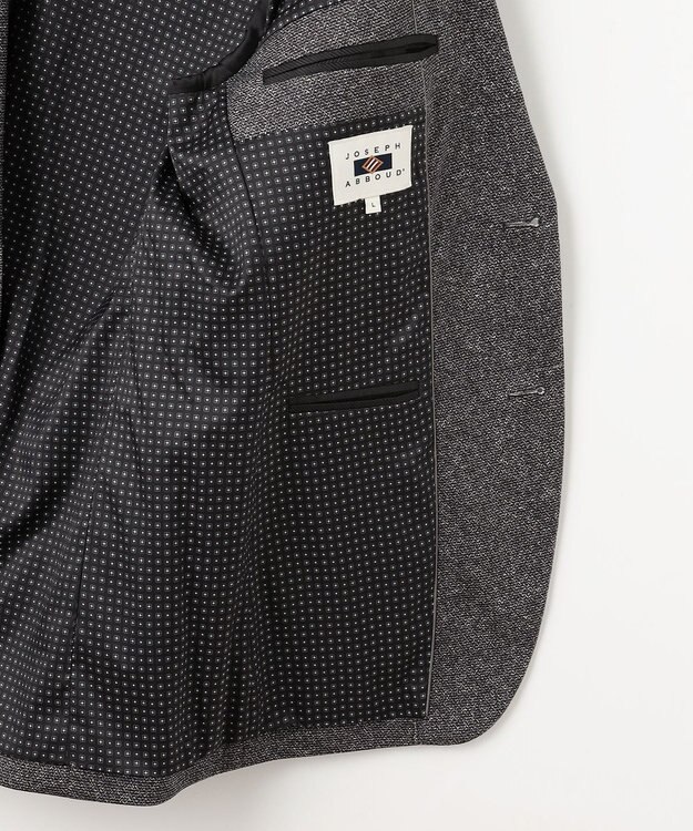 JOSEPH ABBOUD 【ストレッチ】エアロムリネ コンフォートジャージジャケット ライトグレー系