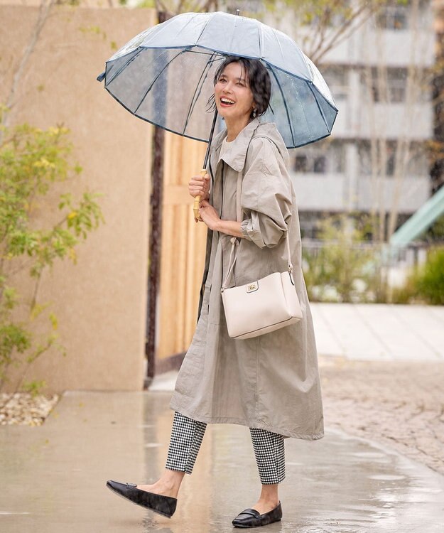 ANY クリアアンブレラ グレー