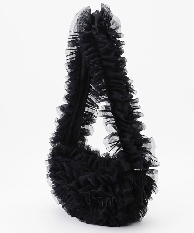 LA BAGAGERIE 【MONICA】シアーチュールドロストバッグ ブラック