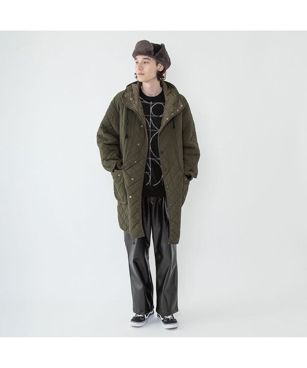 林八百吉商店 un chapeau  コーデュロイアビエイター グレー