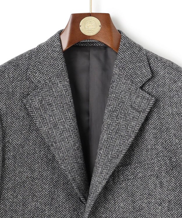 J.PRESS MEN 【WEB・一部店舗限定】ブリティッシュツイード ジャケット グレー系1
