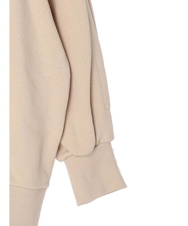 earth music&ecology 袖スリットスウェット Beige