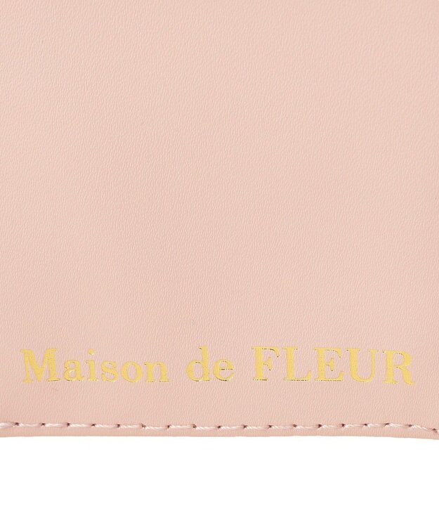 Maison de FLEUR ビジュースタッズプチウォレット Light Pink