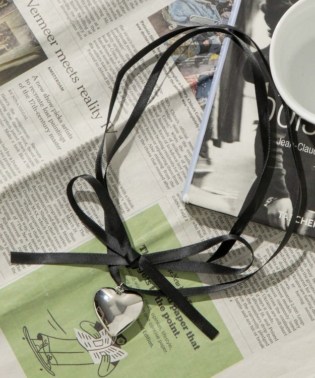 WEGO LBIGハートリボンネックレス 柄1