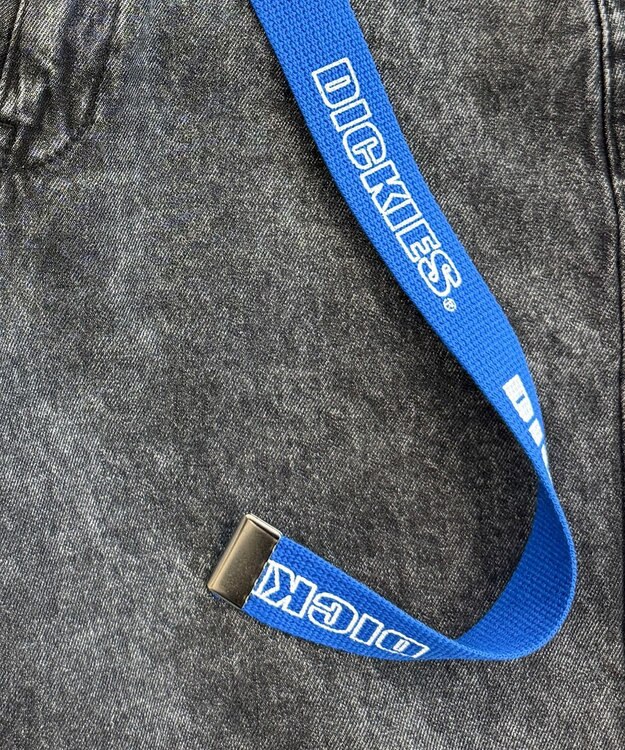WEGO 【ユニセックス着用ITEM】Dickies　ロゴプリントベルト ブルー