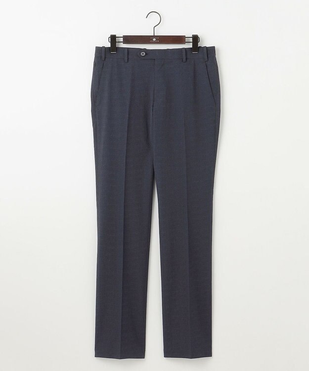 JOSEPH ABBOUD MOUNTAIN 【WEB限定・洗える・ストレッチ・防シワ・速乾】2WAYストレッチサッカー パンツ ネイビー系