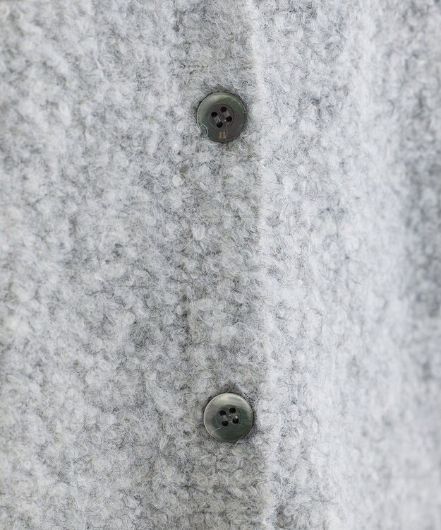 Green Parks ブークレーＶネックミディ丈カーディガン Gray