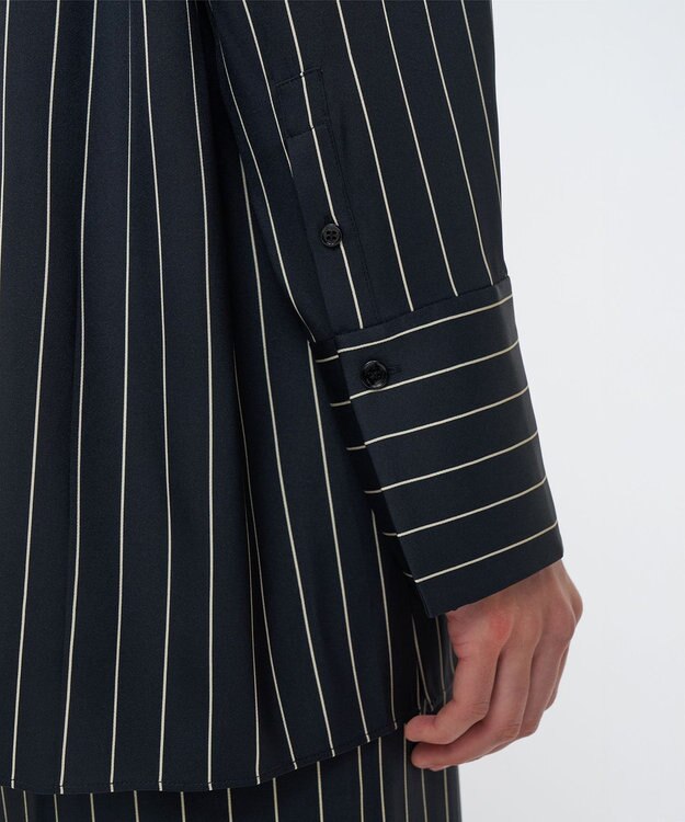 JOSEPH ジオメトリック アニメーション　ロングスリーブブラウス Black / Affogato