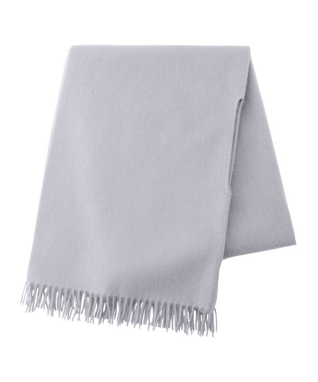 MOONBAT MACKINTOSH PHILOSOPHY ウール100%超大判無地ポンチョストール／幅70cm