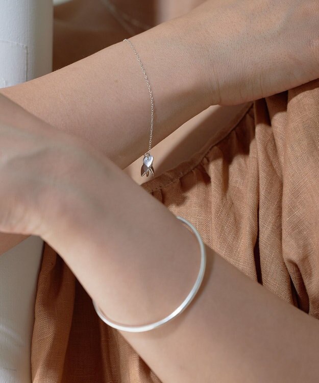 yoaa シルバー925　ボールドバングル シルバー925