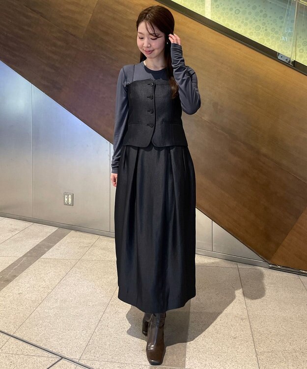 UNFILO 【STORY×UNFILOコラボ】ビスチェセットアップ 3点セット ブラック