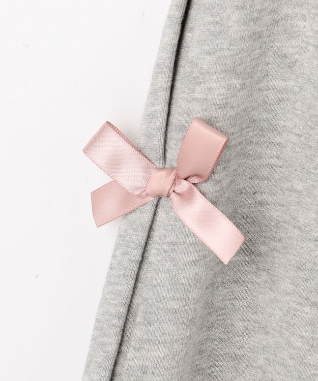 ANY KIDS 袖リボン トレーナー グレー