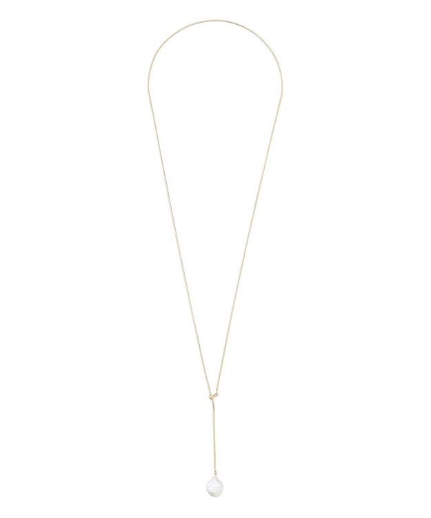 23区 バロックパール ラリエット ネックレス ゴールド系