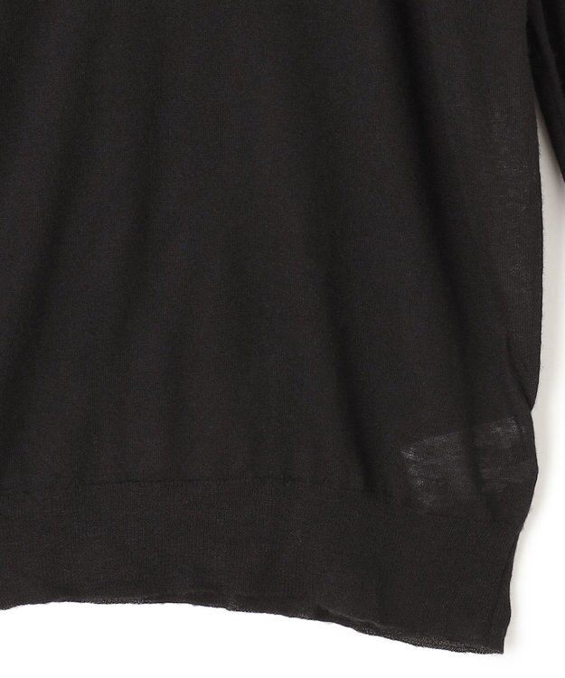 JOSEPH 【FOUNDATIONS】【洗える】キャッシュエアー　Vネックニット Black