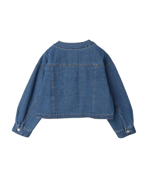 earth music&ecology ノーカラーＧジャン Medium Indigo